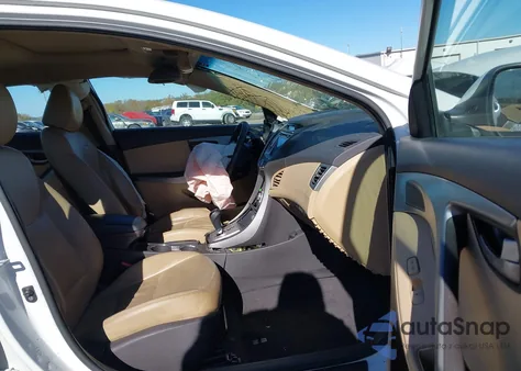 2011 Hyundai Elantra Limited z USA, uszkodzony, nr VIN 5NPDH4AEXBH053256